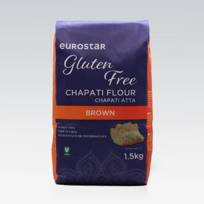 gluten free chapati flour brown